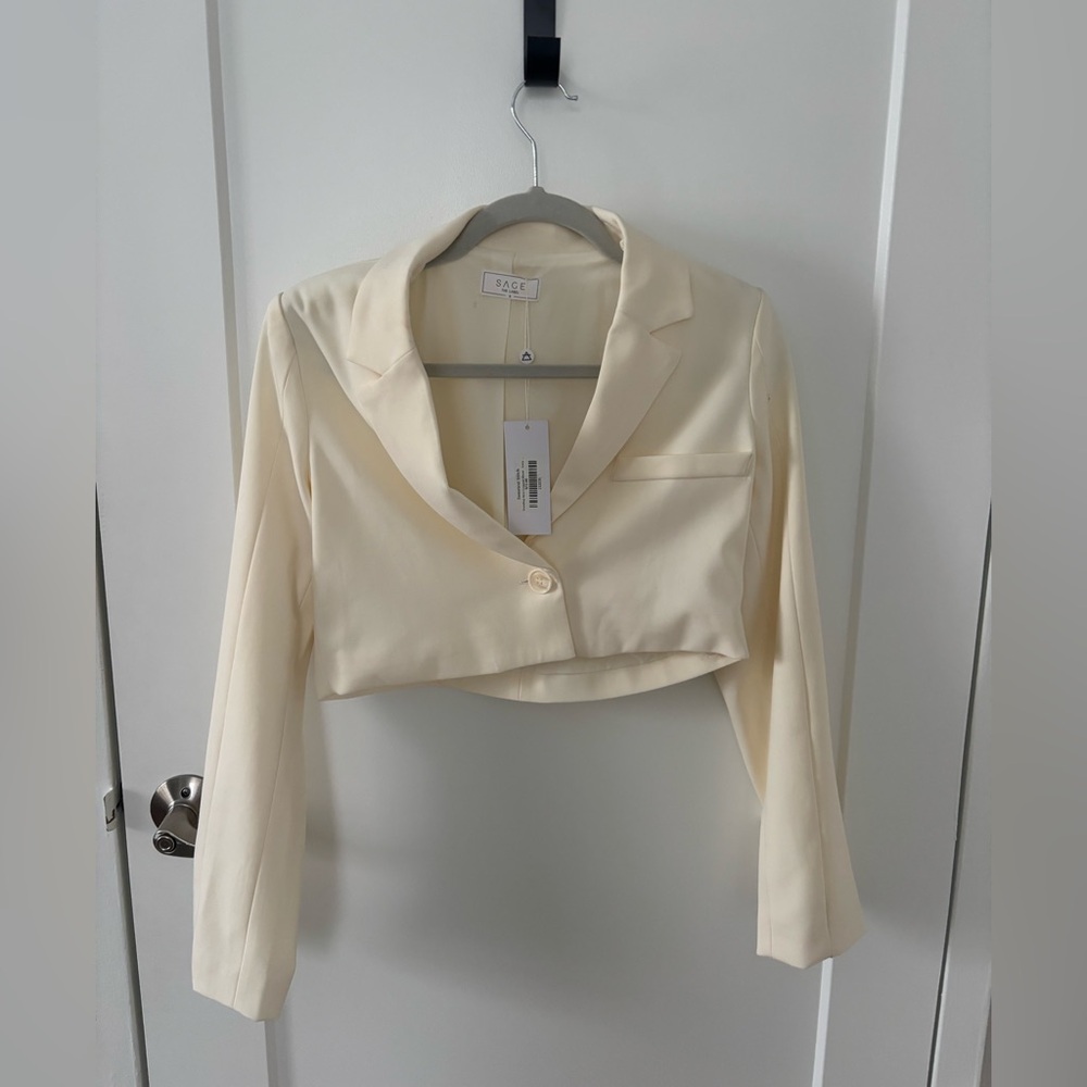 Sage The Label Cream Blazer